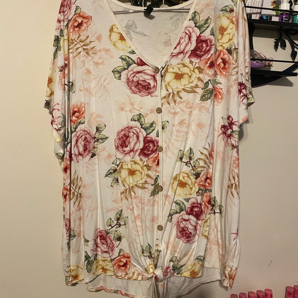 Chic soul front tie shirt